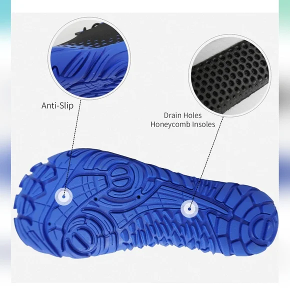 Queday Men Water Shoes Size 12 - Picture 6 of 6